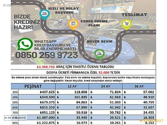 "TÜM KREDİ KARTLARINA 12 AY VADE FARKIYLA TAKSİT İMKANI"