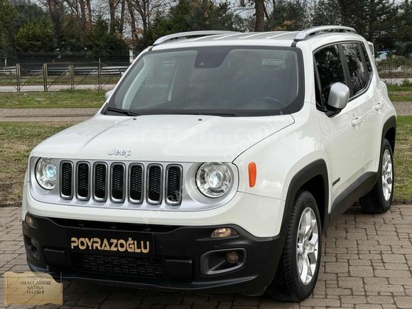 JEEP/RENEGADE/1,6/MULTİJET/LİMİTED/BOYASIZ/K.KARTA/12 TAKSIT