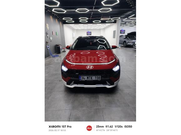 BOL EXTRALI Hyundai Bayon 1.0T  2025 Model  11.000 km Kırmızı