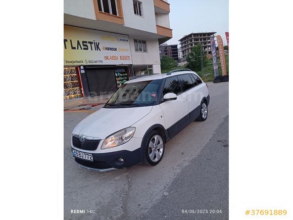 Sahibinden Skoda Fabia 1.4 Scout 2011 Model  299.000 km Beyaz
