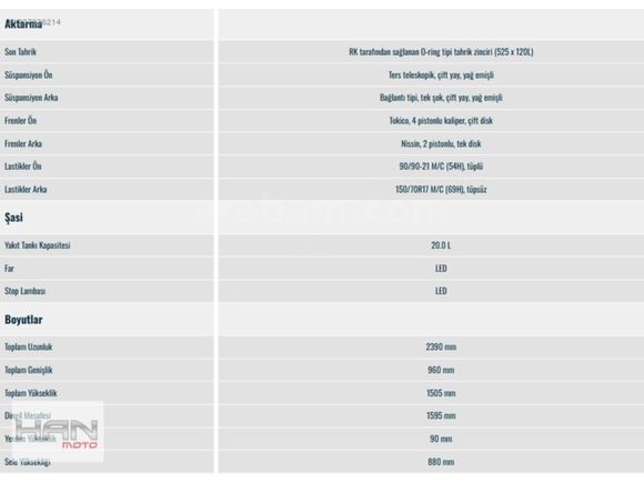 HAN MOTO'DAN 2025 V-STROM 1050 DE NAKİTE ÖZEL FİYAT