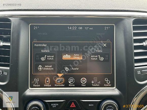 GARAJDAN 2013 GRAND CHEROKEE 4X4 3.0 LİMİTED TAKASA AÇIK