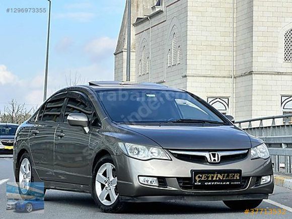 ÇETİNLER''DEN 2008 MODEL HONDA CİVİC ELANGANCE