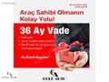 DÜŞÜK PEŞİNAT 36 AY VADELİ ARABA ELDEN SENETLE K.K 12 TAKSİT*