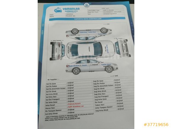 Sahibinden Peugeot 301 1.6 HDi Active 2018 Model
