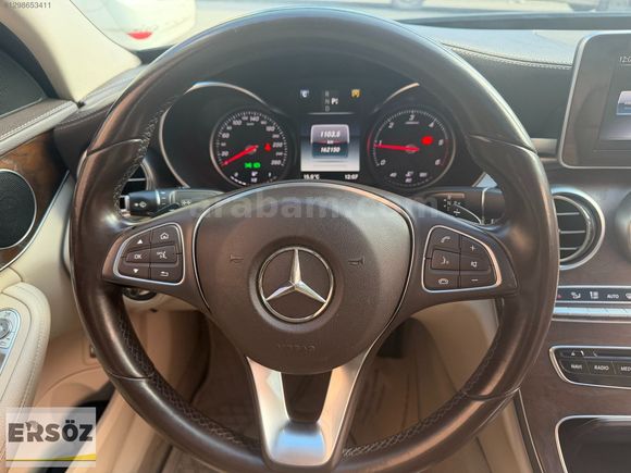 *ERSÖZ*2018 MODEL C200 AMG 162.000KM SİYAH/BEJ PRESTİJ DONANIM
