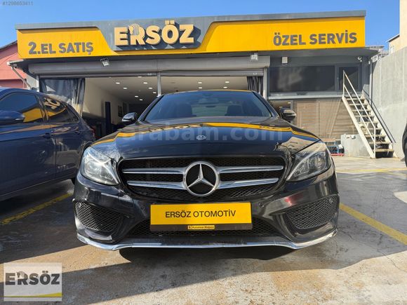 *ERSÖZ*2018 MODEL C200 AMG 162.000KM SİYAH/BEJ PRESTİJ DONANIM