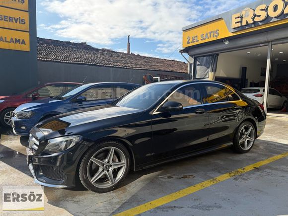 *ERSÖZ*2018 MODEL C200 AMG 162.000KM SİYAH/BEJ PRESTİJ DONANIM