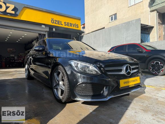 *ERSÖZ*2018 MODEL C200 AMG 162.000KM SİYAH/BEJ PRESTİJ DONANIM