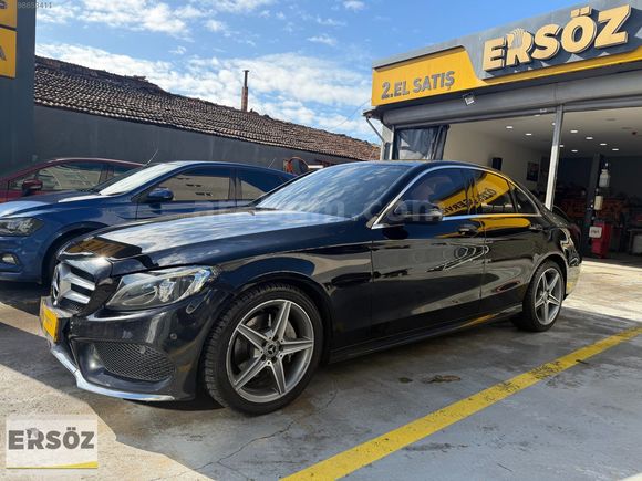 *ERSÖZ*2018 MODEL C200 AMG 162.000KM SİYAH/BEJ PRESTİJ DONANIM