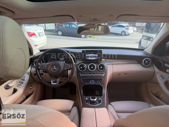 *ERSÖZ*2018 MODEL C200 AMG 162.000KM SİYAH/BEJ PRESTİJ DONANIM