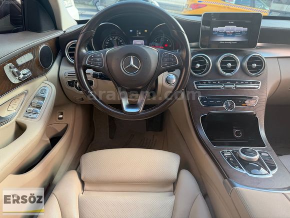 *ERSÖZ*2018 MODEL C200 AMG 162.000KM SİYAH/BEJ PRESTİJ DONANIM