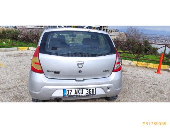 Sahibinden Dacia Sandero 1.5 dCi Black Line 2011 Model  314.282 km Gri