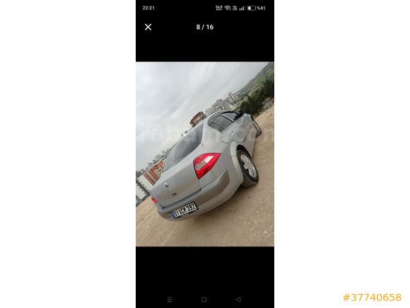 Sahibinden Renault Megane 1.6 Authentique 2004 Model  267.000 km Bej