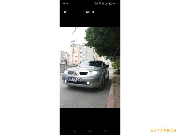 Sahibinden Renault Megane 1.6 Authentique 2004 Model  267.000 km Bej