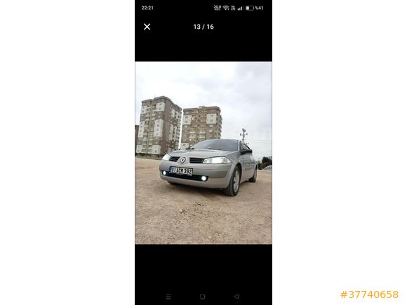 Sahibinden Renault Megane 1.6 Authentique 2004 Model  267.000 km Bej