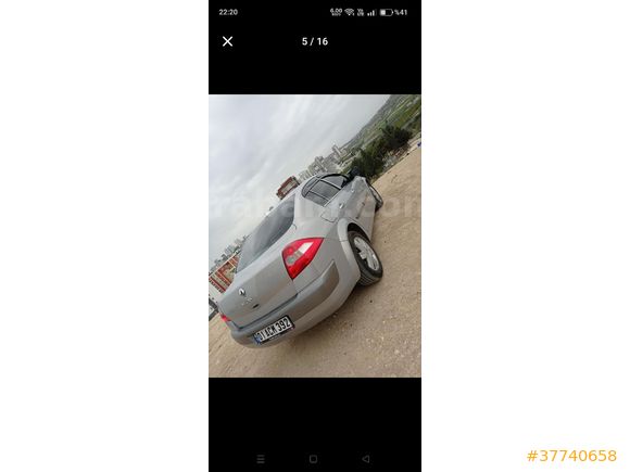 Sahibinden Renault Megane 1.6 Authentique 2004 Model  267.000 km Bej