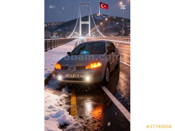 Sahibinden Renault Megane 1.6 Authentique 2004 Model  267.000 km Bej