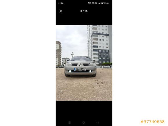 Sahibinden Renault Megane 1.6 Authentique 2004 Model  267.000 km Bej