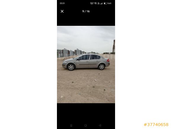 Sahibinden Renault Megane 1.6 Authentique 2004 Model  267.000 km Bej