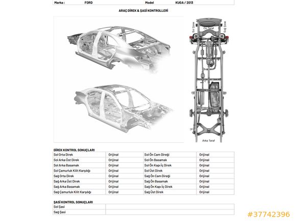 Sahibinden Ford Kuga 1.6 EcoBoost Trend X 2013 Model 
