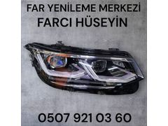 VW Tiguan 2021-2024 orjinal çıkma sağ far fulled mercekli