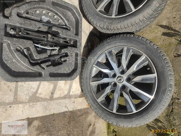 RENAULT LATİTUDE JANT STEPNE KRİKO SETİ