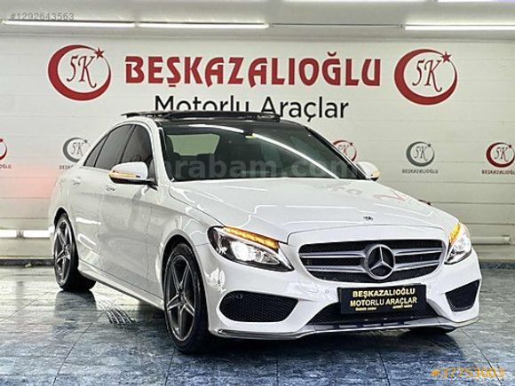 BEŞKAZALIOĞLU // 82.000KM!! 2017 C180 AMG TOUCH PAD+AHŞAP