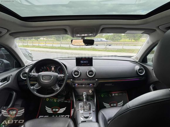 2016 A3 1.6TDİ +MATRİX+CAM TAVAN+ORJİNAL KM BAKIMLI FULL