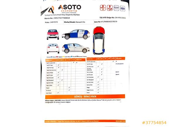 Sahibinden Renault Clio 1.5 dCi SportTourer Joy 2018 Model