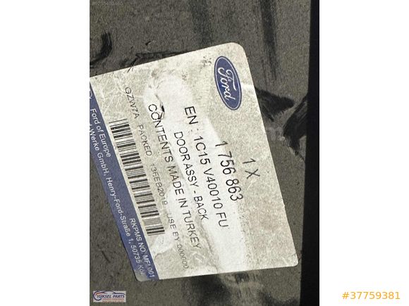 FORD GURUBU KARIŞIK KAPILAR