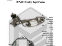 Volkswagen Golf VI Elektrikli Direksiyon Kutusu 1K0909144