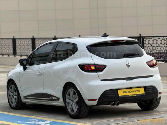 EMİNOĞLU- 2017 HATASIZ BOYASIZ RENAULT CLİO 4 ÖZEL SEDEFLİ BEYAZ