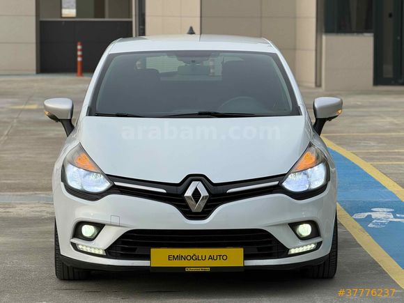 EMİNOĞLU- 2017 HATASIZ BOYASIZ RENAULT CLİO 4 ÖZEL SEDEFLİ BEYAZ