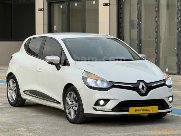 EMİNOĞLU- 2017 HATASIZ BOYASIZ RENAULT CLİO 4 ÖZEL SEDEFLİ BEYAZ