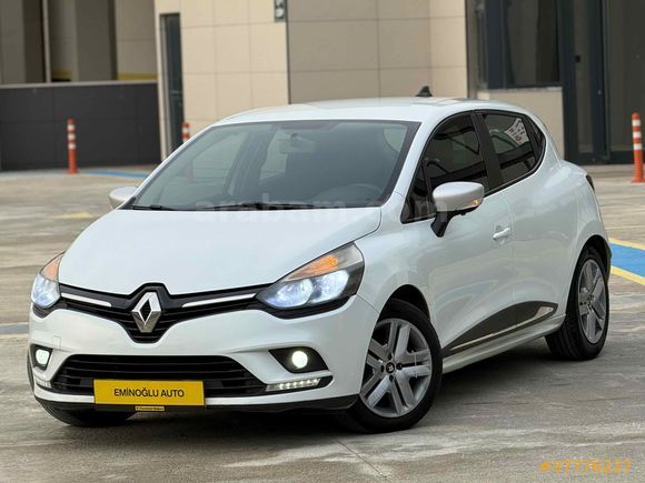 EMİNOĞLU- 2017 HATASIZ BOYASIZ RENAULT CLİO 4 ÖZEL SEDEFLİ BEYAZ