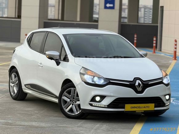 EMİNOĞLU- 2017 HATASIZ BOYASIZ RENAULT CLİO 4 ÖZEL SEDEFLİ BEYAZ