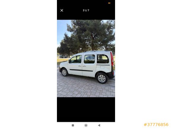 Sahibinden Renault Kangoo Multix 1.5 dCi Authentique 2012 Model  284.000 km Beyaz