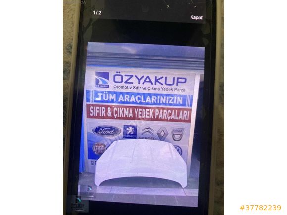FORD TOURNEO COURİER ORJİNAL ÖN KAPUT