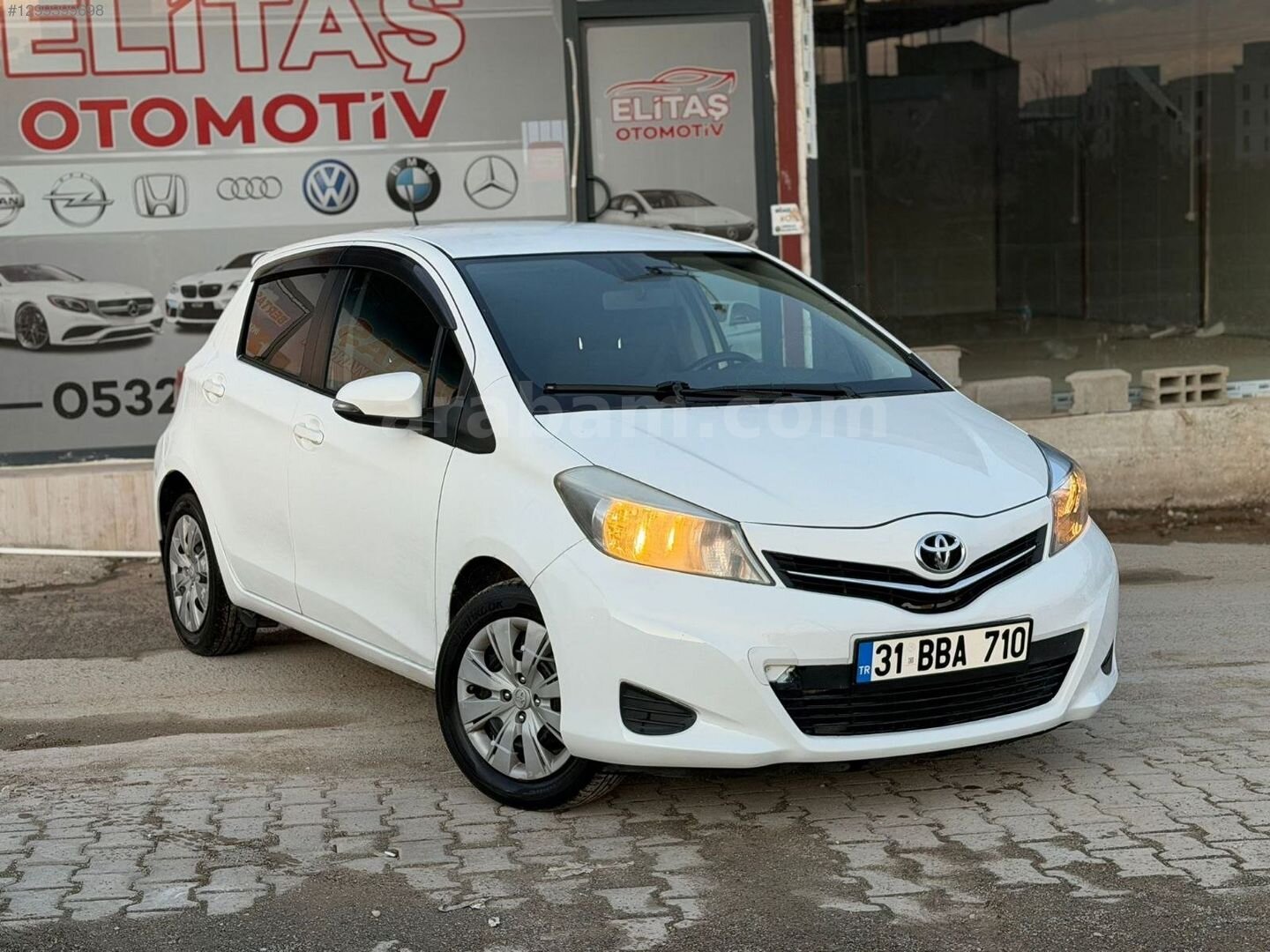 Galeriden Toyota Yaris 1.4 D-4D Fun 2012 Model Hatay 218.000 km Beyaz 2