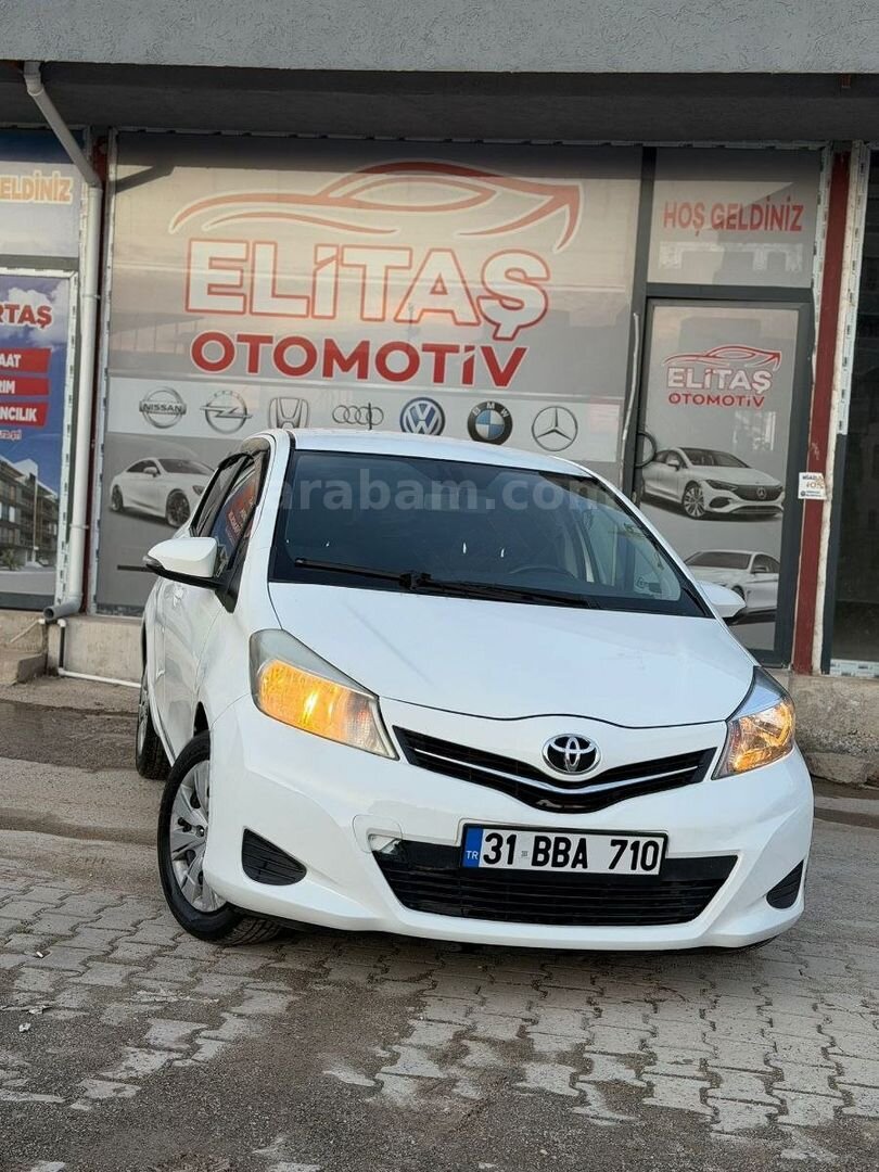 Galeriden Toyota Yaris 1.4 D-4D Fun 2012 Model Hatay 218.000 km Beyaz 1
