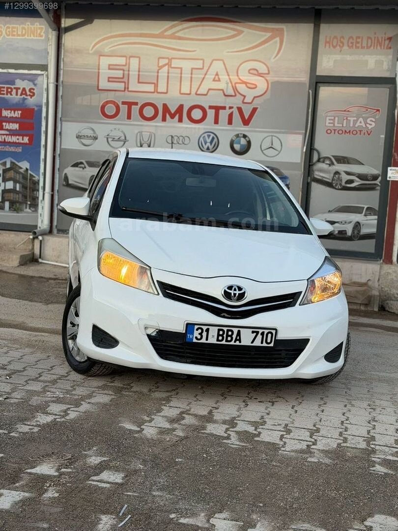 Galeriden Toyota Yaris 1.4 D-4D Fun 2012 Model Hatay 218.000 km Beyaz 3
