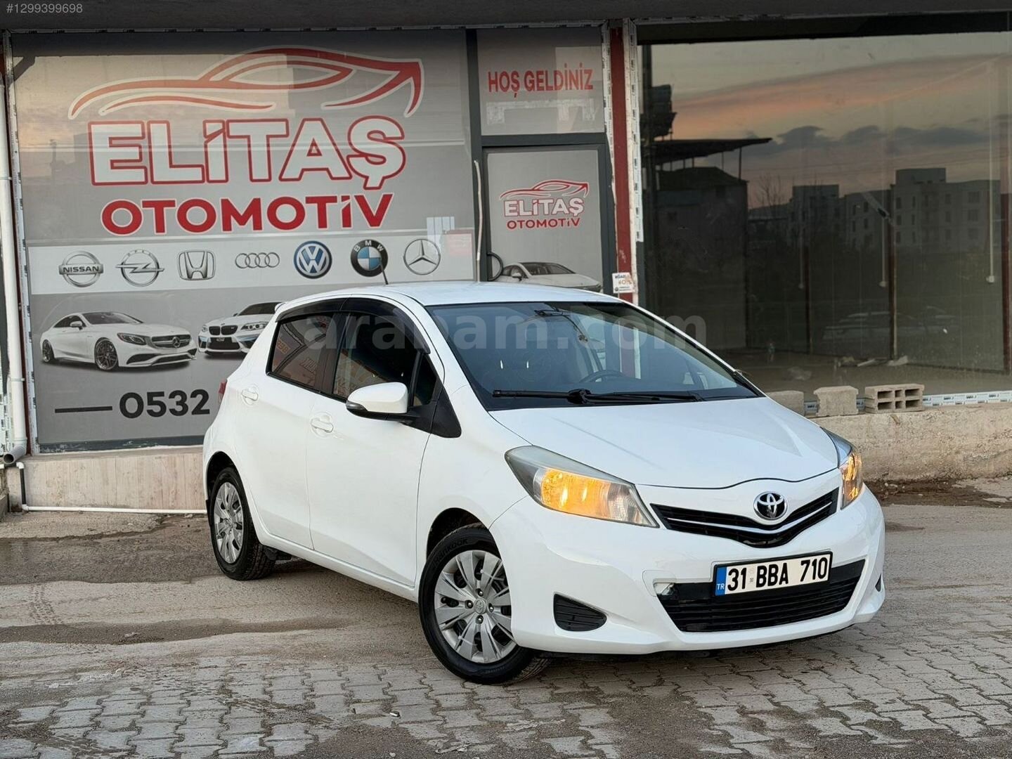 Galeriden Toyota Yaris 1.4 D-4D Fun 2012 Model Hatay 218.000 km Beyaz 4