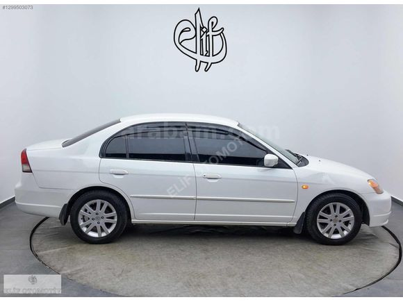 HONDA CİVİC 2002 1.6 V-TEC LS'' BEYAZ 258.BİN KM'DE DEĞİŞENSİZ