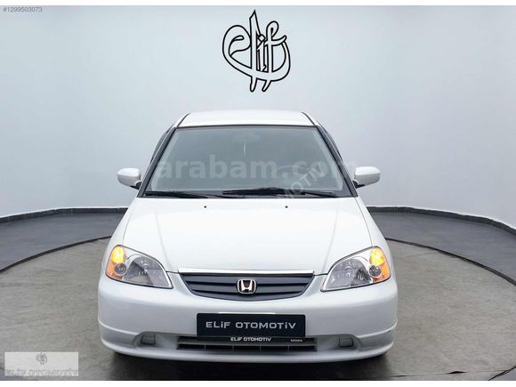 HONDA CİVİC 2002 1.6 V-TEC LS'' BEYAZ 258.BİN KM'DE DEĞİŞENSİZ