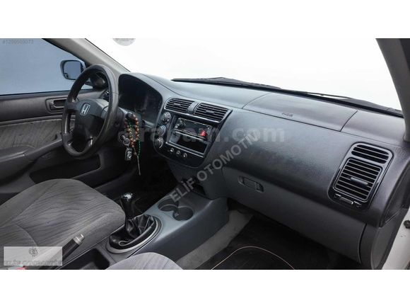 HONDA CİVİC 2002 1.6 V-TEC LS'' BEYAZ 258.BİN KM'DE DEĞİŞENSİZ