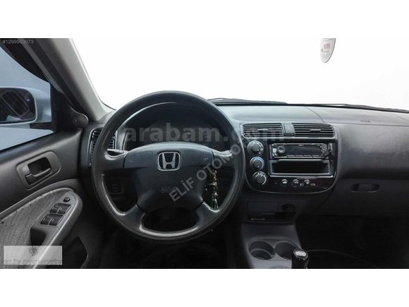 HONDA CİVİC 2002 1.6 V-TEC LS'' BEYAZ 258.BİN KM'DE DEĞİŞENSİZ