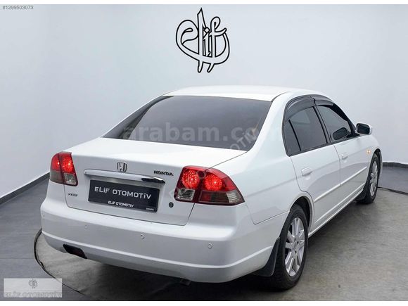 HONDA CİVİC 2002 1.6 V-TEC LS'' BEYAZ 258.BİN KM'DE DEĞİŞENSİZ