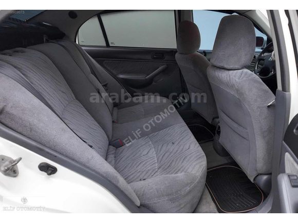 HONDA CİVİC 2002 1.6 V-TEC LS'' BEYAZ 258.BİN KM'DE DEĞİŞENSİZ