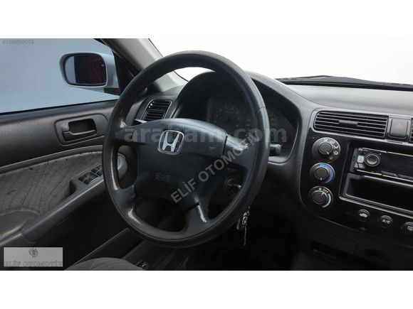 HONDA CİVİC 2002 1.6 V-TEC LS'' BEYAZ 258.BİN KM'DE DEĞİŞENSİZ